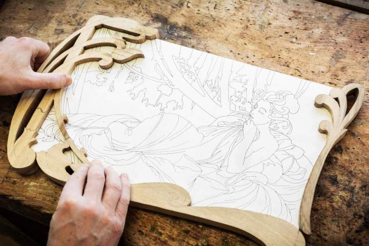 Création sculpture bois Cergy-Pontoise